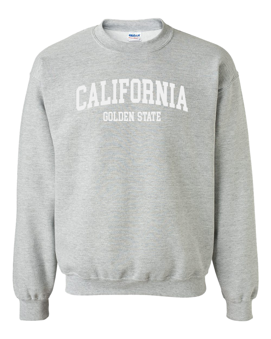 California Arch Crewneck Sweatshirt - Sport Grey