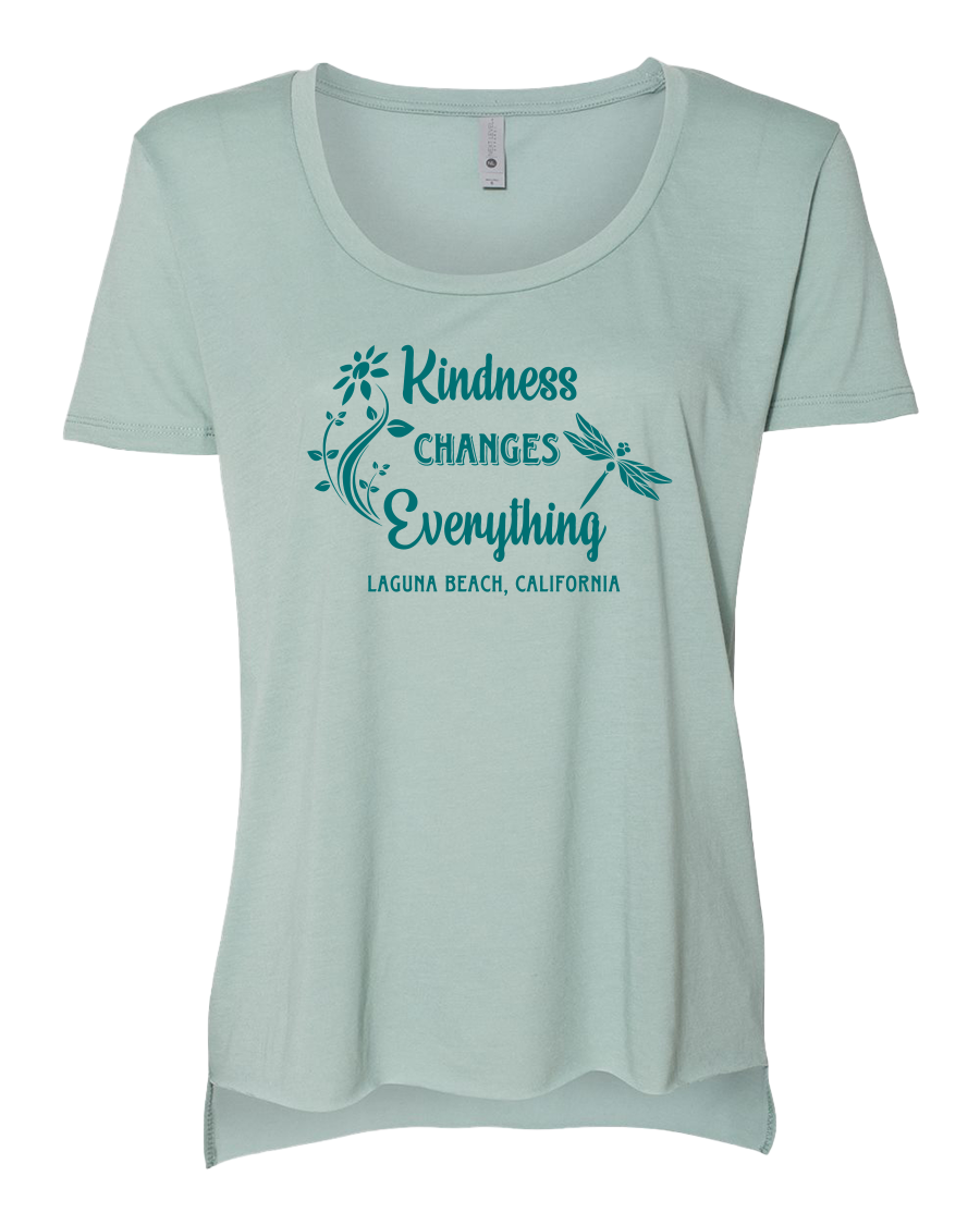 Kindness Changes Everything Tee - Stonewashed Green