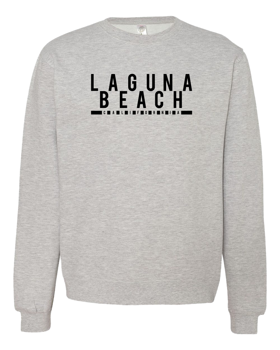 Laguna Block Crewneck Sweatshirt - Heather Grey