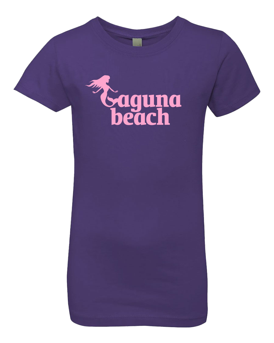 Mermaid Laguna Girls Tee - Purple Rush