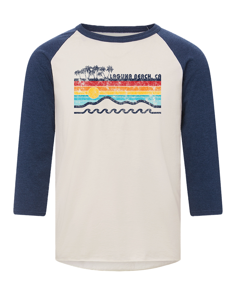 Coastal Stripes Baseball Tee