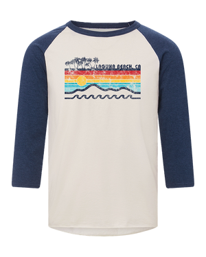 Coastal Stripes Baseball Tee