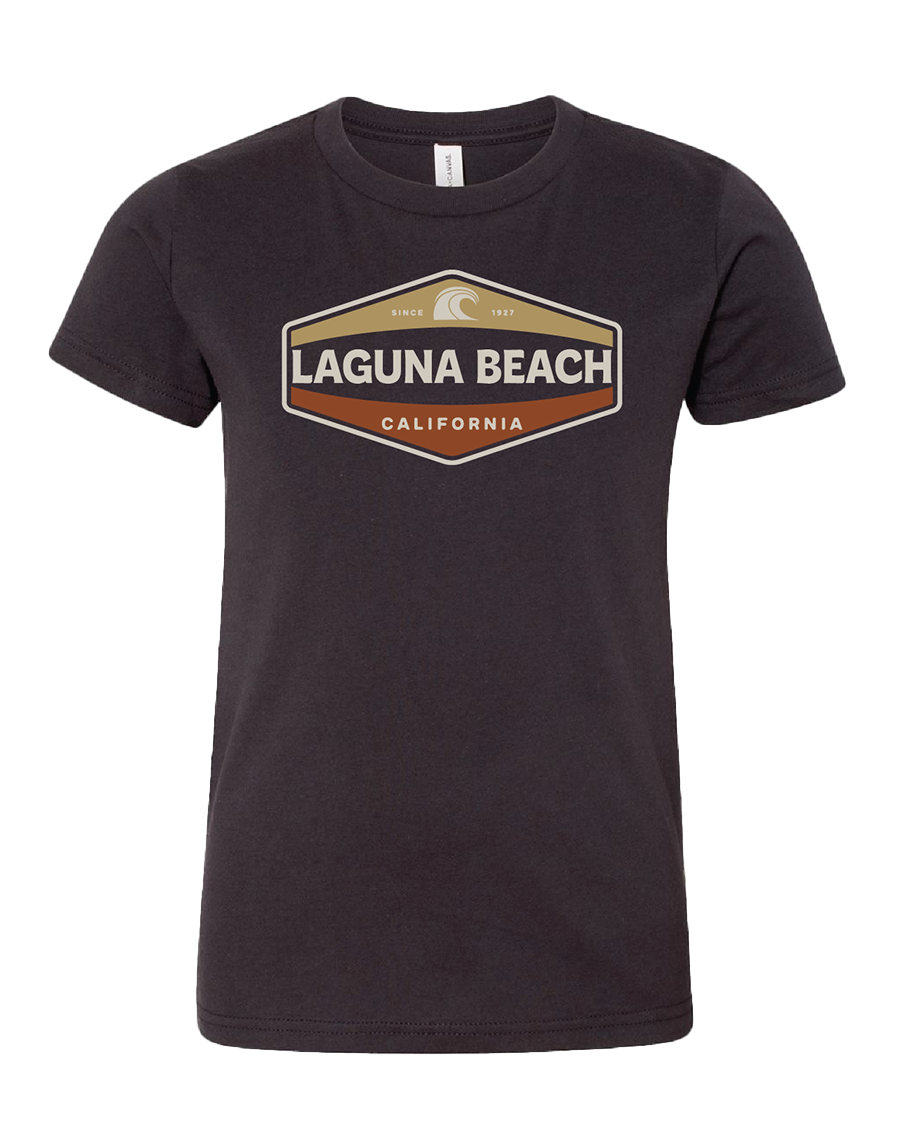 Half & Half Wave Youth Tee - The T-shirt Company at Laguna Beach