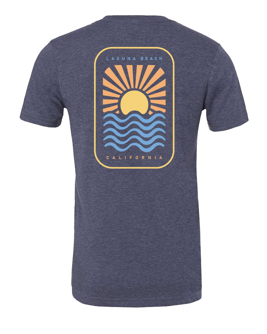 LB Sunset T-shirt - Heather Navy