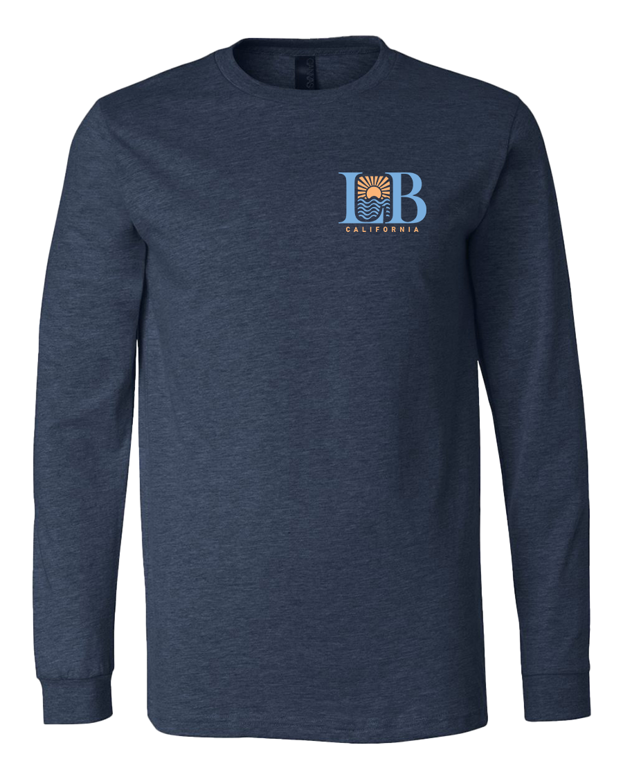 LB Sunset Long Sleeve - Heather Navy