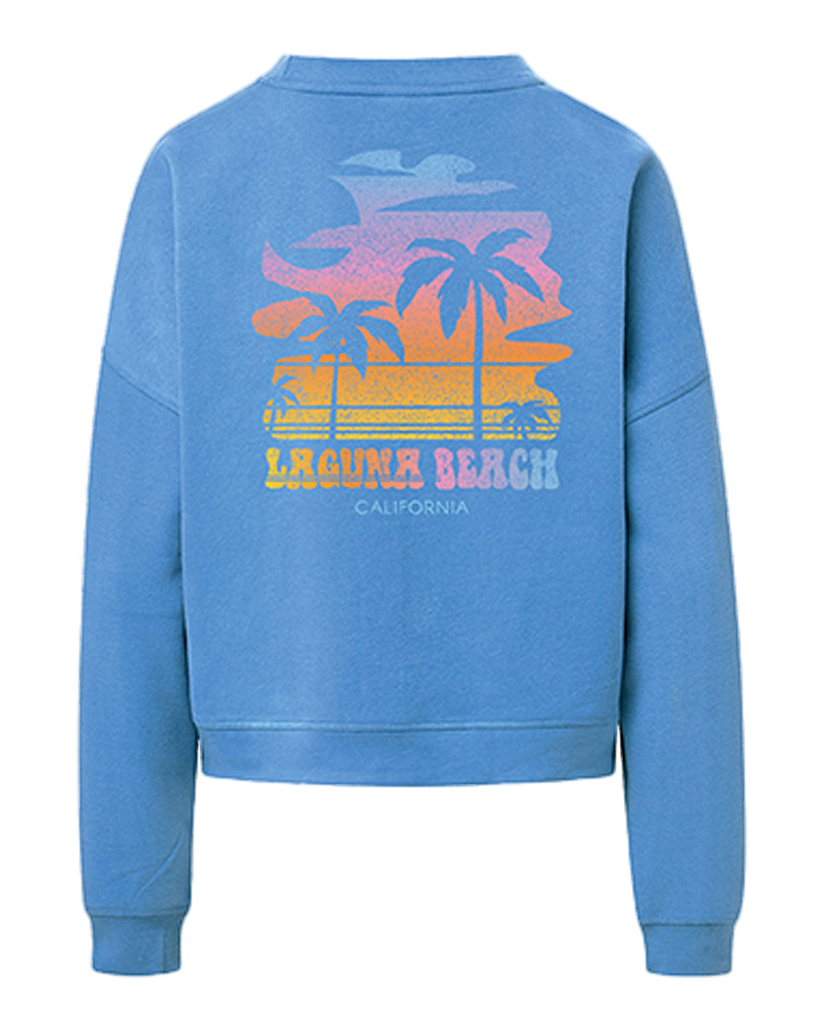 Laguna Palms Vintage Fleece Crewneck