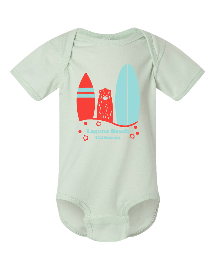 Surfboard Bear Onesie