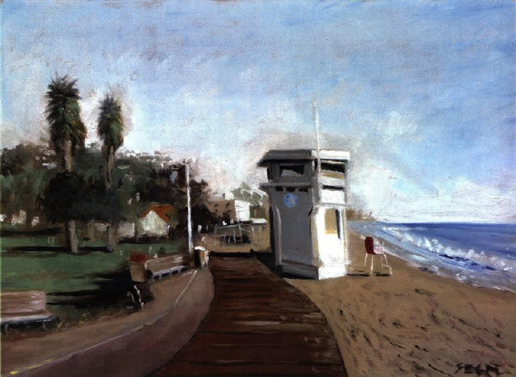 Boardwalk Stroll Print - Laguna Beach T-Shirt Co