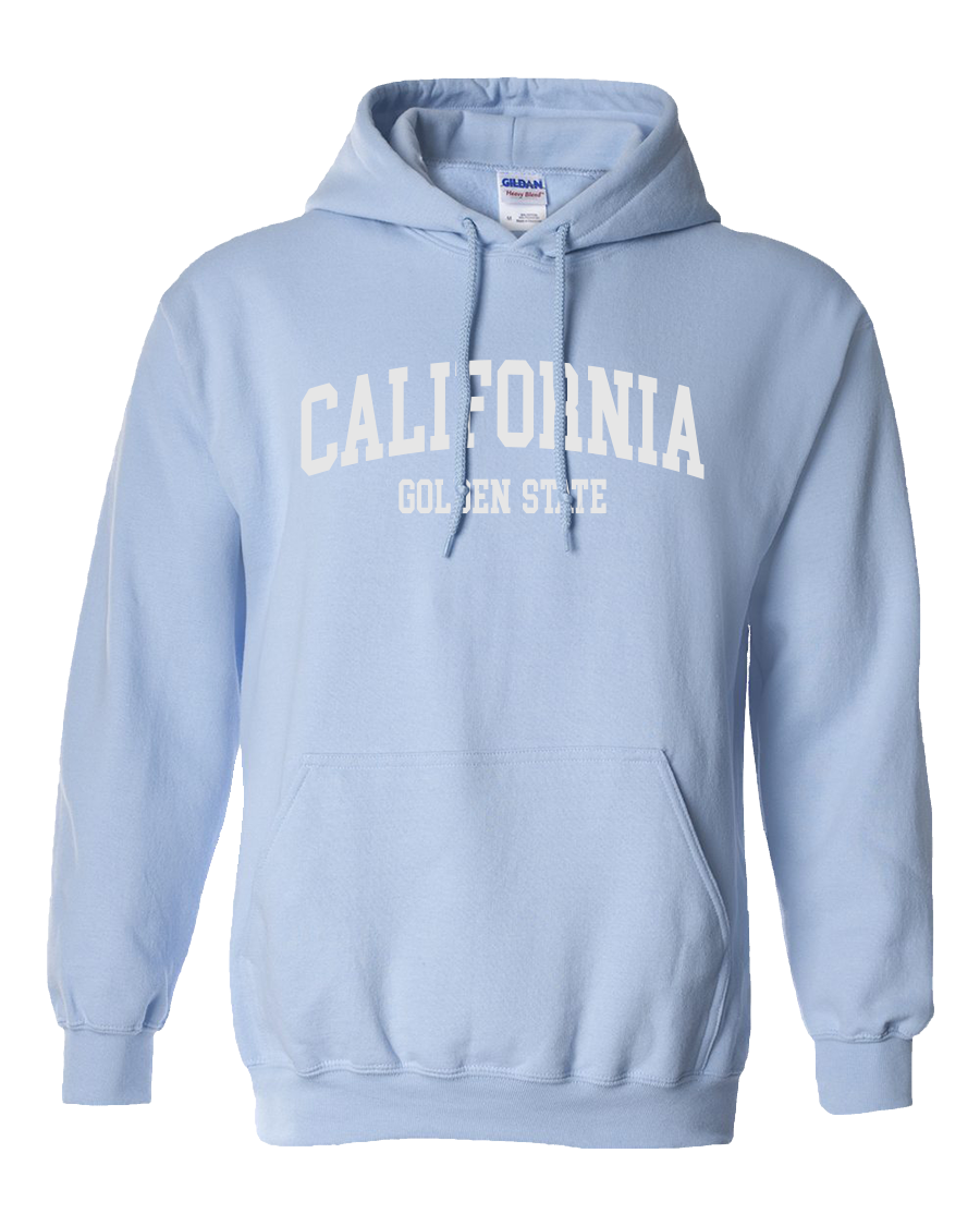 antiek Embryo Uitstekend California Arch Hoodie - Light Blue - Laguna Beach T-Shirt Company