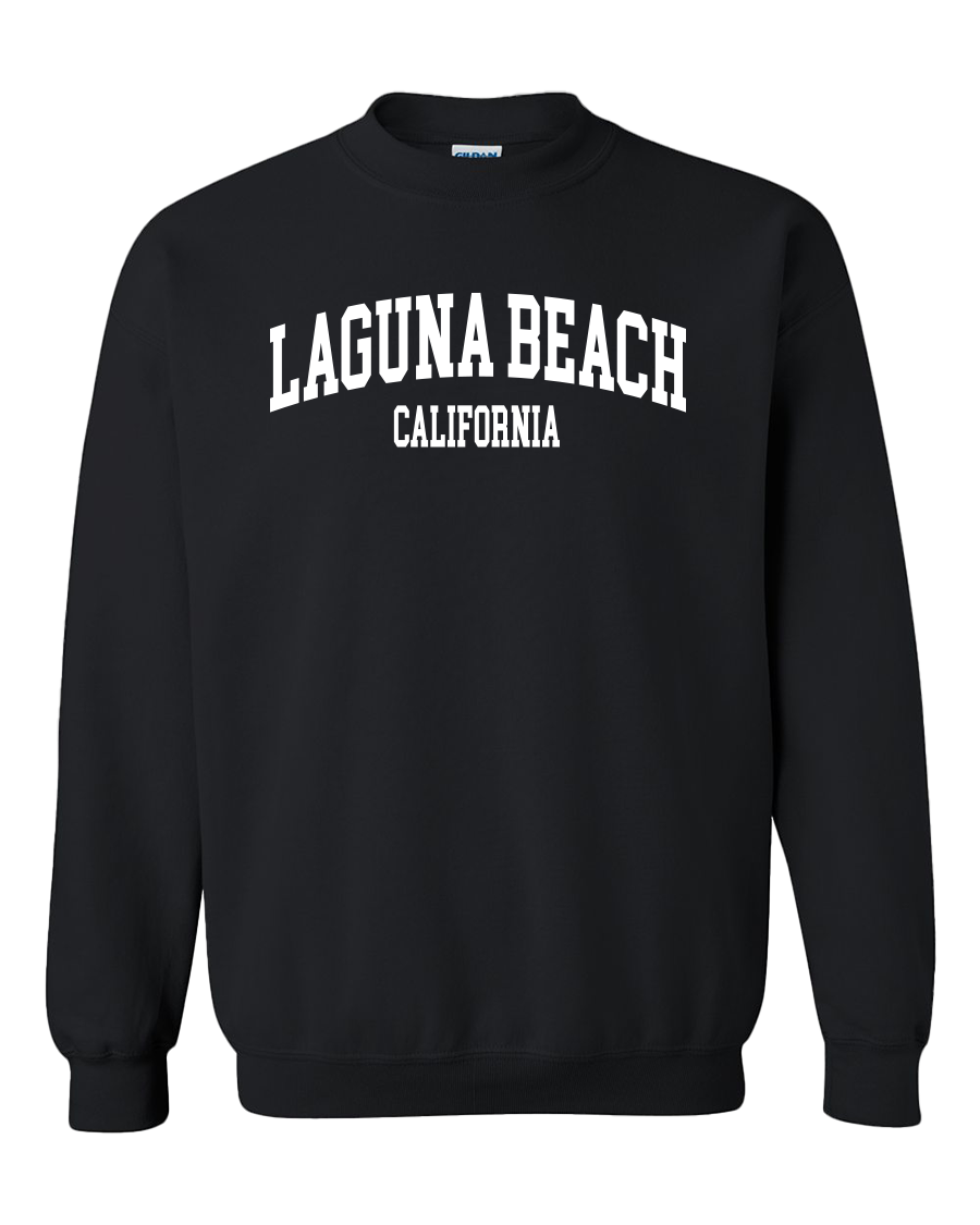 Laguna Arch Crewneck Sweatshirt - Black