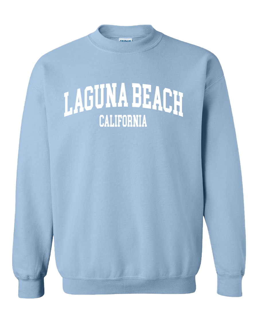 Laguna Arch Crewneck Sweatshirt - Light Blue