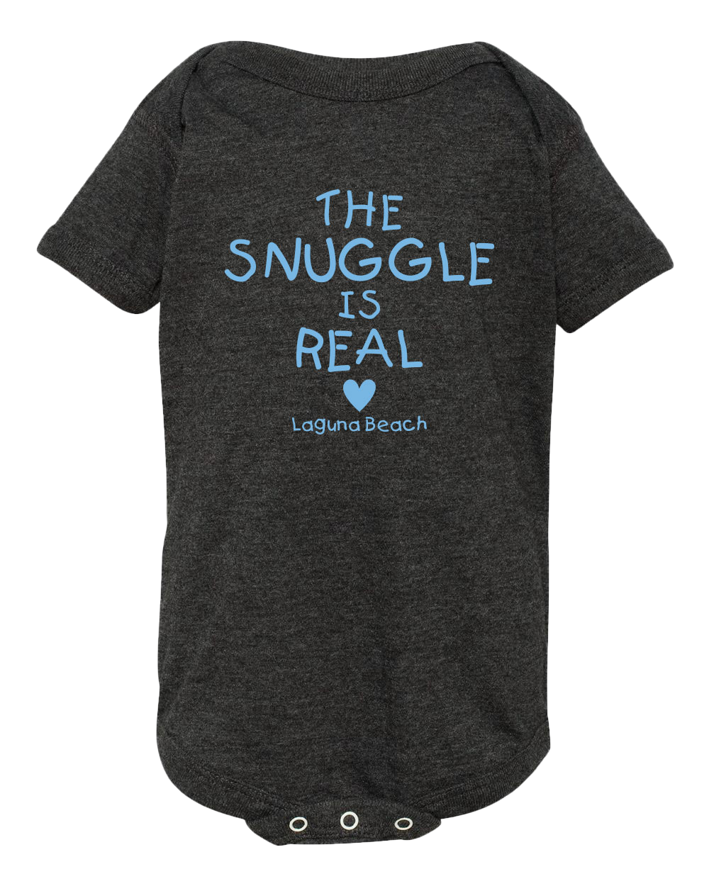 The Snuggle is Real Onesie - Vintage Smoke